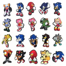 20-piece set of Sonic-themed Croc charms