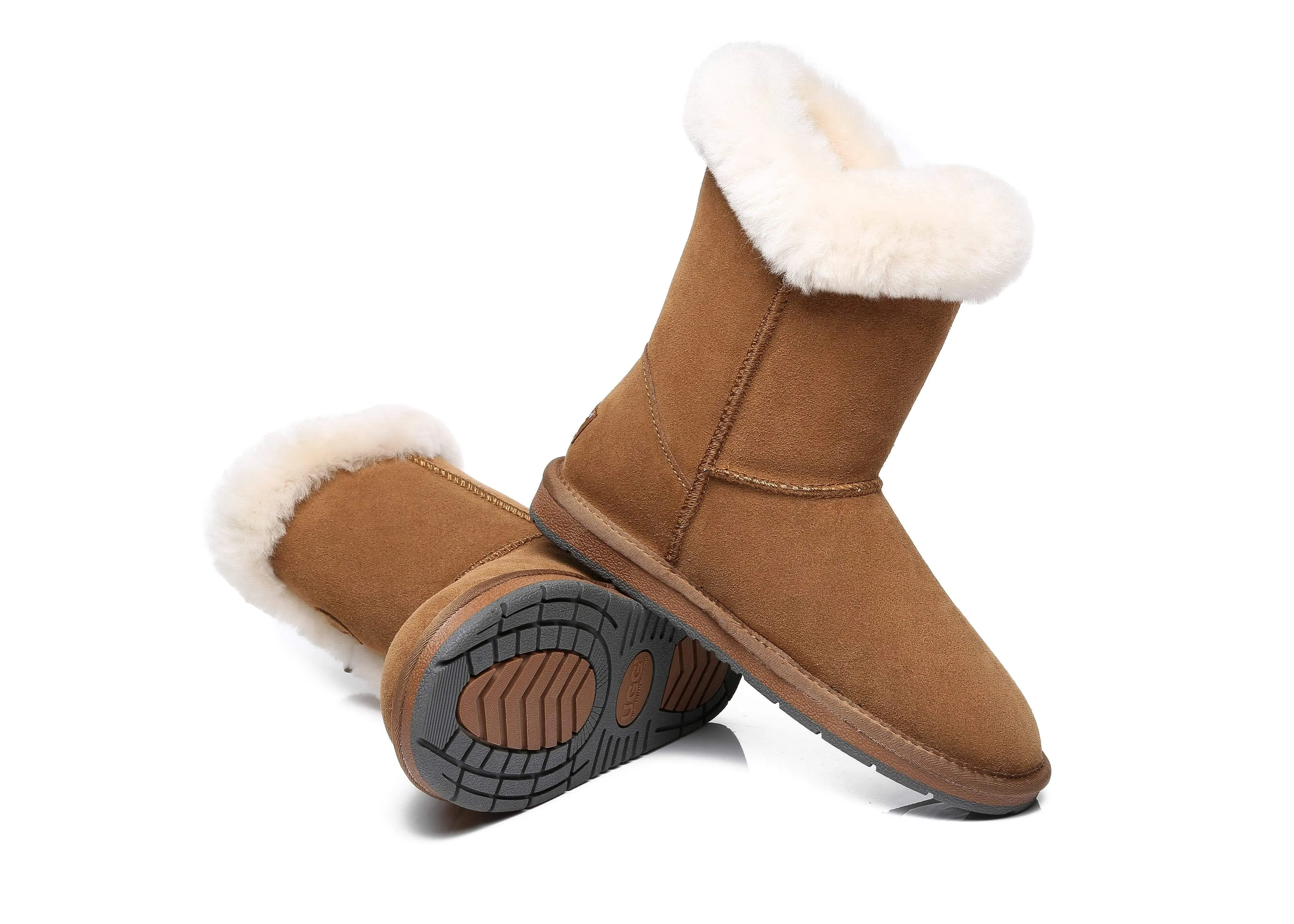 Australian Shepherd® UGG Women Talia Short Boots Double Horn Toggle Closure