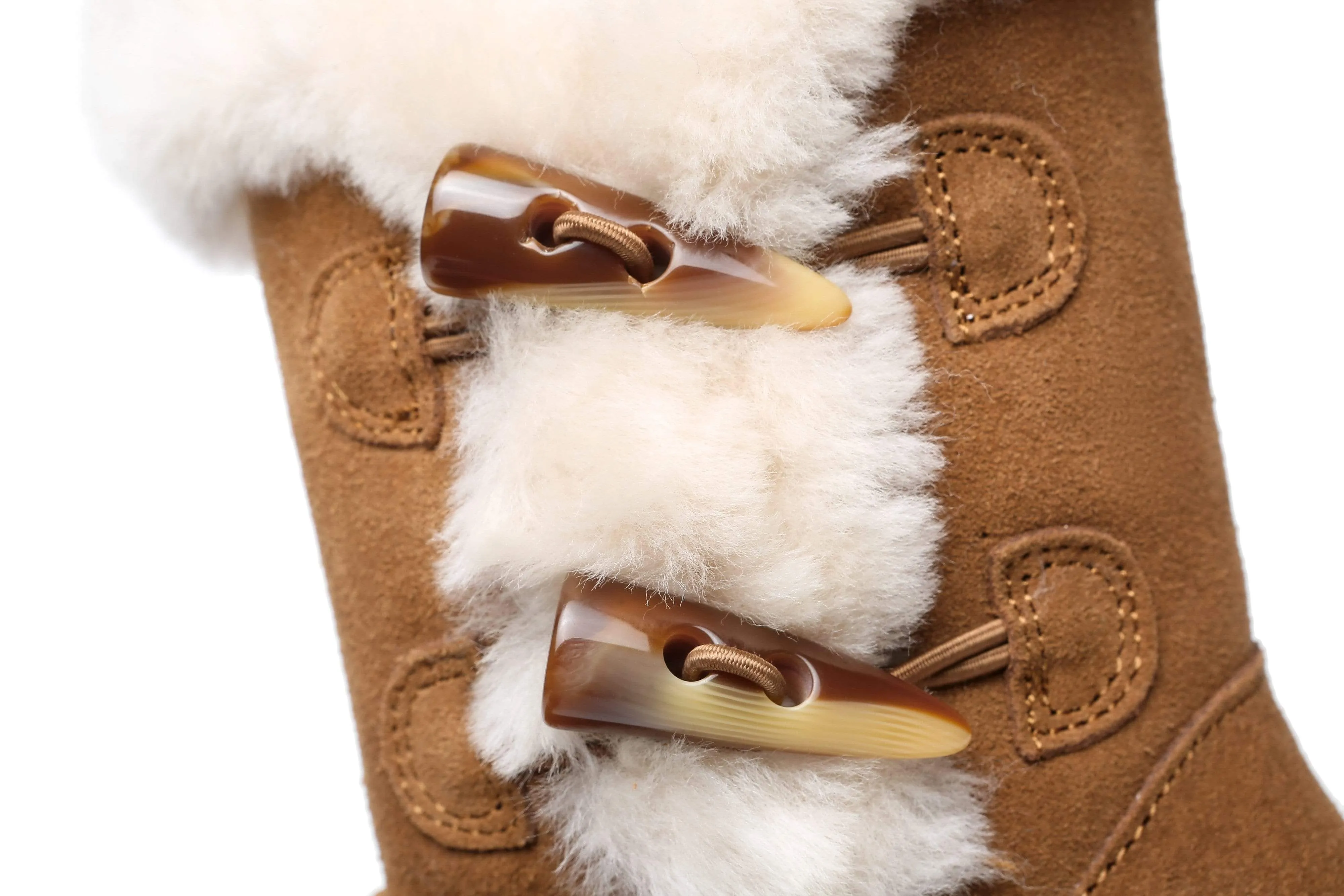 Australian Shepherd® UGG Women Talia Short Boots Double Horn Toggle Closure