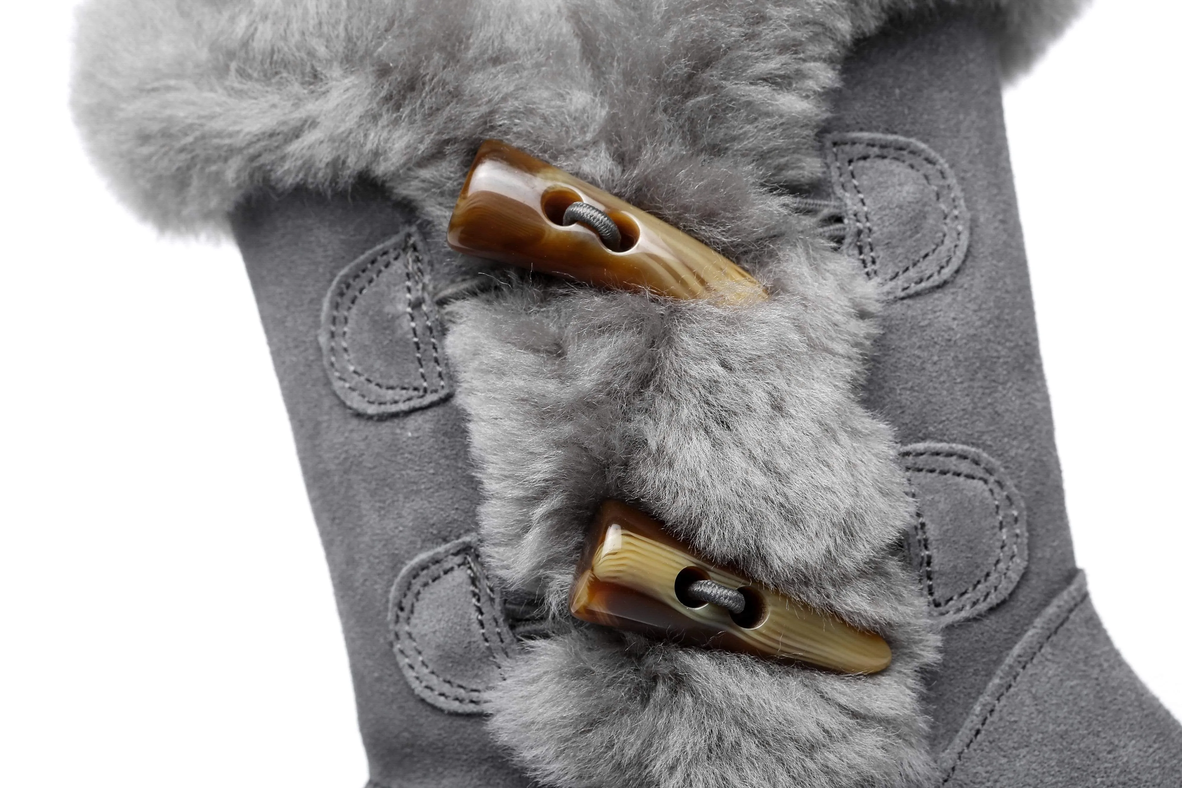 Australian Shepherd® UGG Women Talia Short Boots Double Horn Toggle Closure