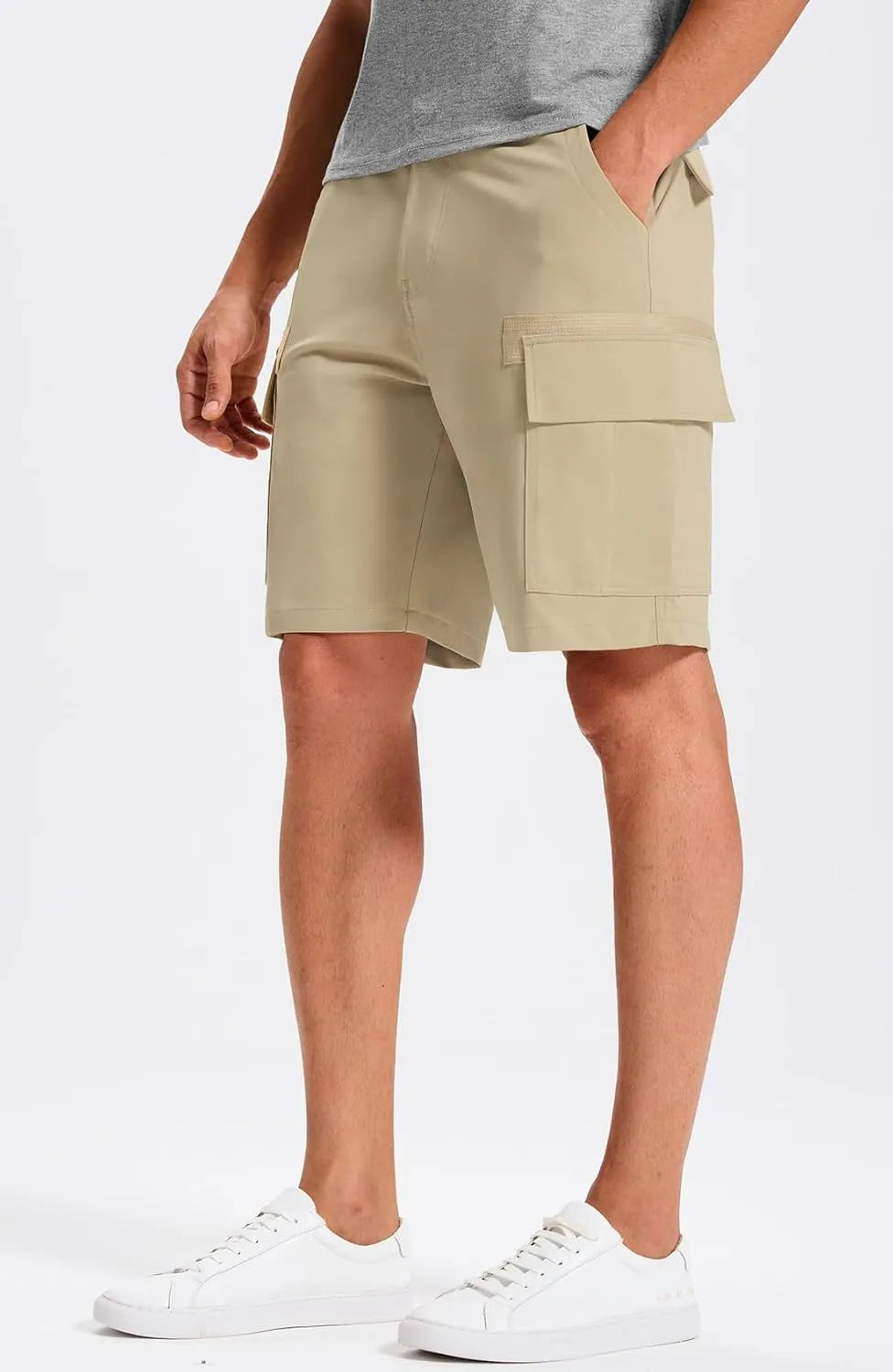 Cargo Shorts for Men ?C Mens Shorts Men Casual with 6 Pockets Summer Lightweight Outdoor Hiking Work Golf