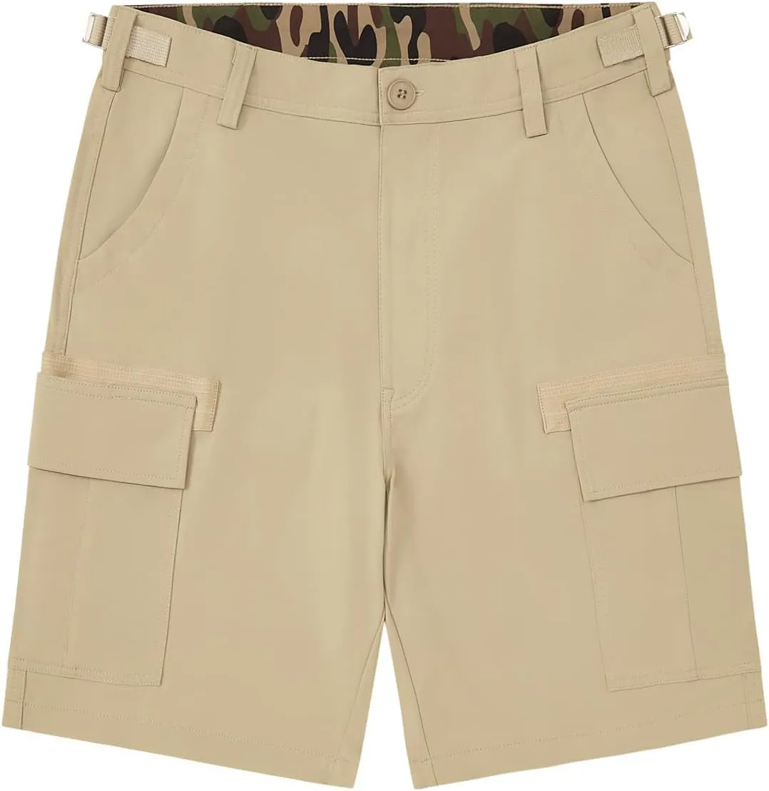 Cargo Shorts for Men ?C Mens Shorts Men Casual with 6 Pockets Summer Lightweight Outdoor Hiking Work Golf