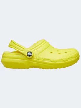 Crocs Classic Lined Clog Unisex Lifestyle Slippers Cyber Yellow