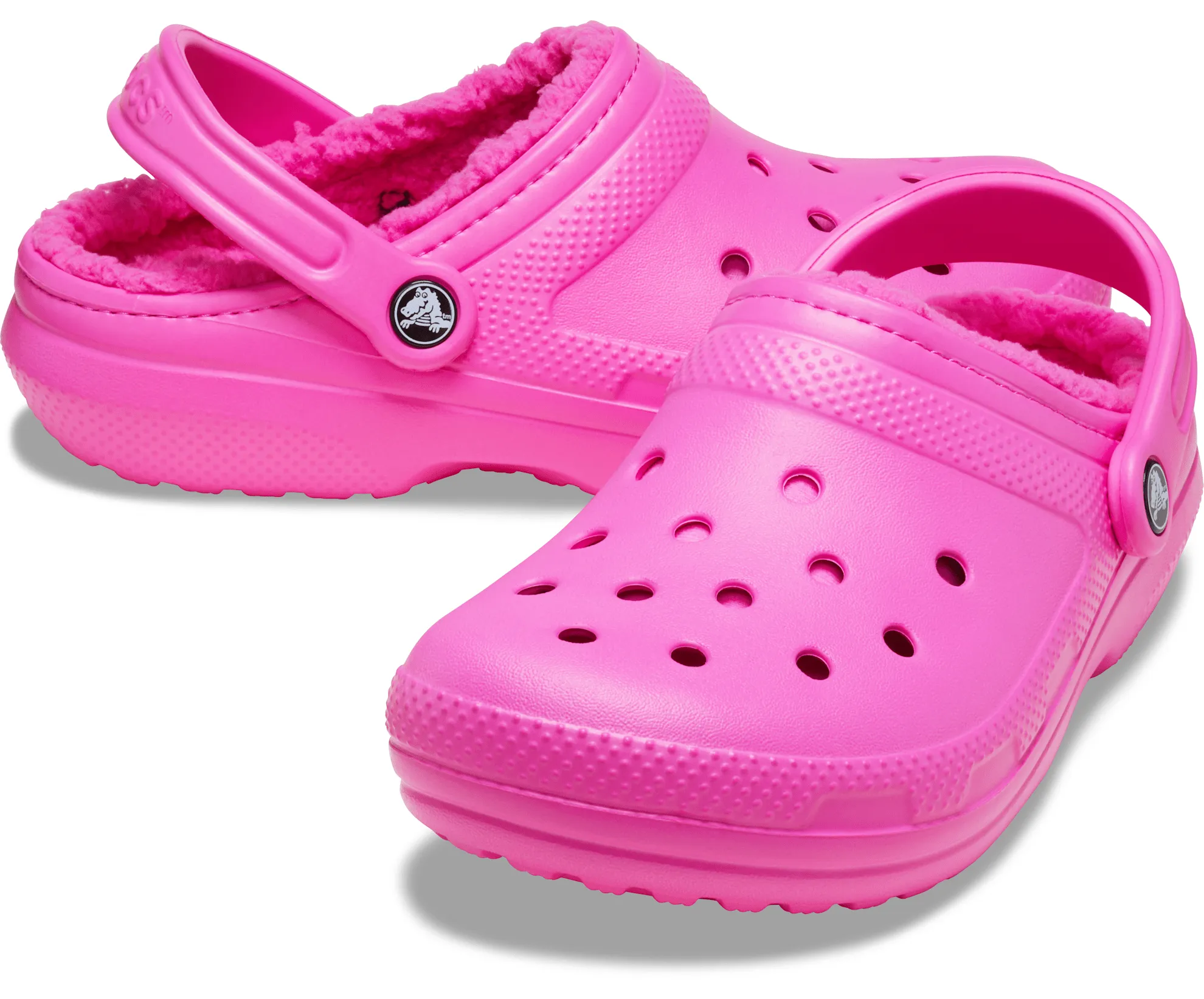 Crocs Unisex Classic Lined Clog - Electric Pink