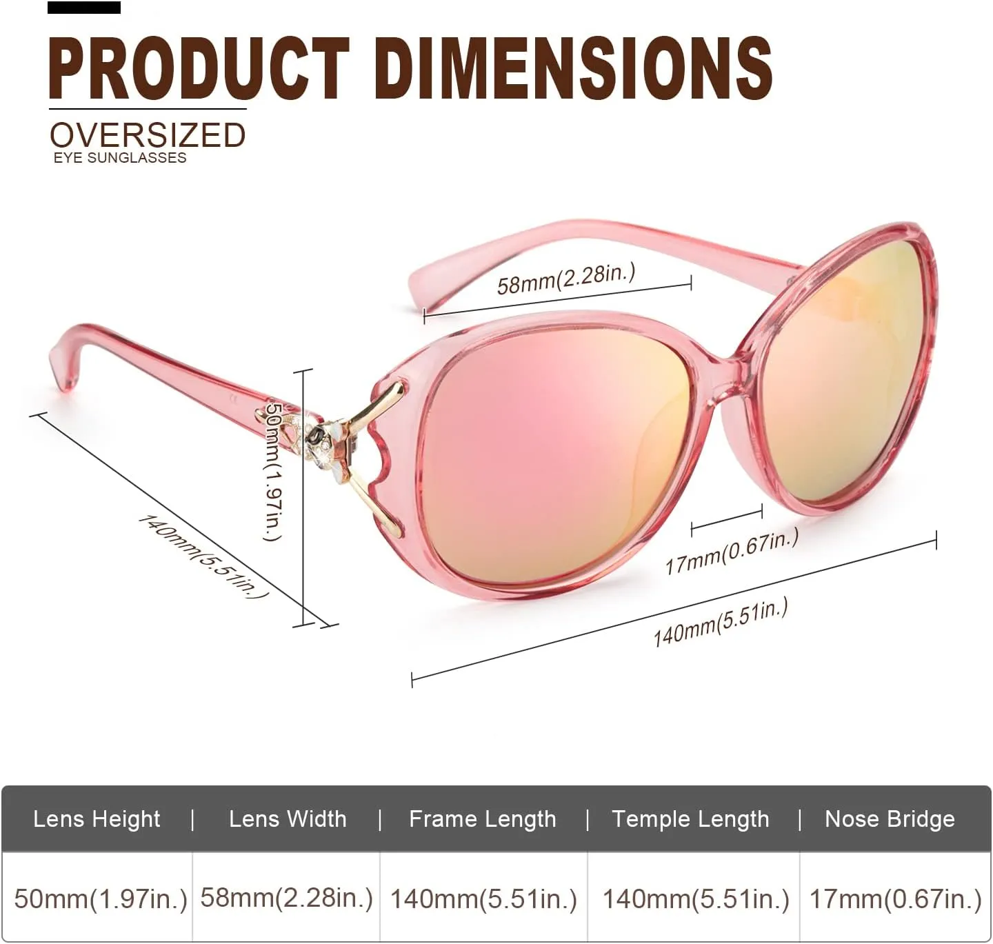 FIMILU Sunglasses for Women Trendy Polarized Sunglasses Oversized Big Sun Glasses Ladies Shades UV Protection