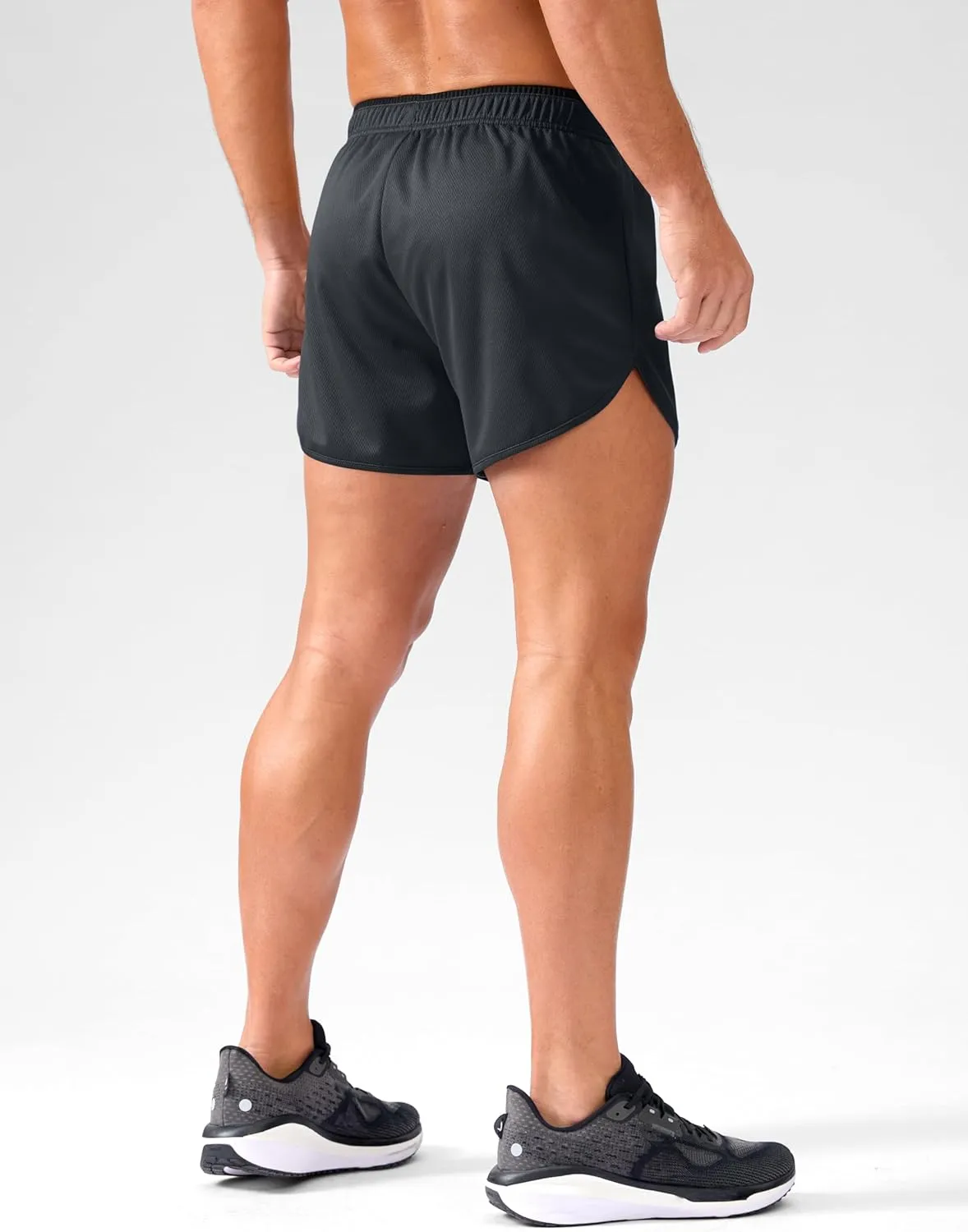 G Gradual Running Shorts for Men 3.5 inch Lightweight Breathable Gym Shorts with Brief Liner Athletic Training Workout Sport