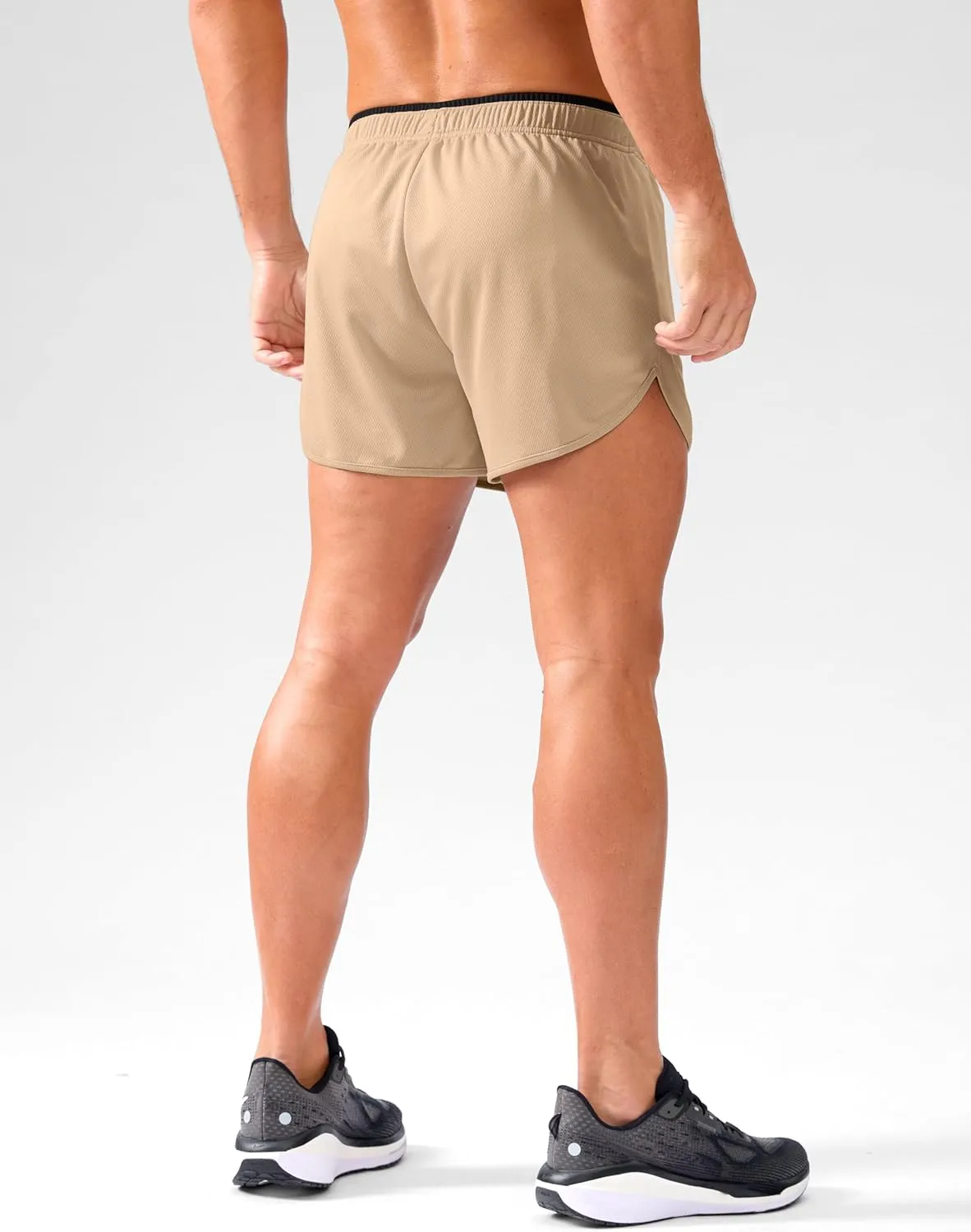 G Gradual Running Shorts for Men 3.5 inch Lightweight Breathable Gym Shorts with Brief Liner Athletic Training Workout Sport