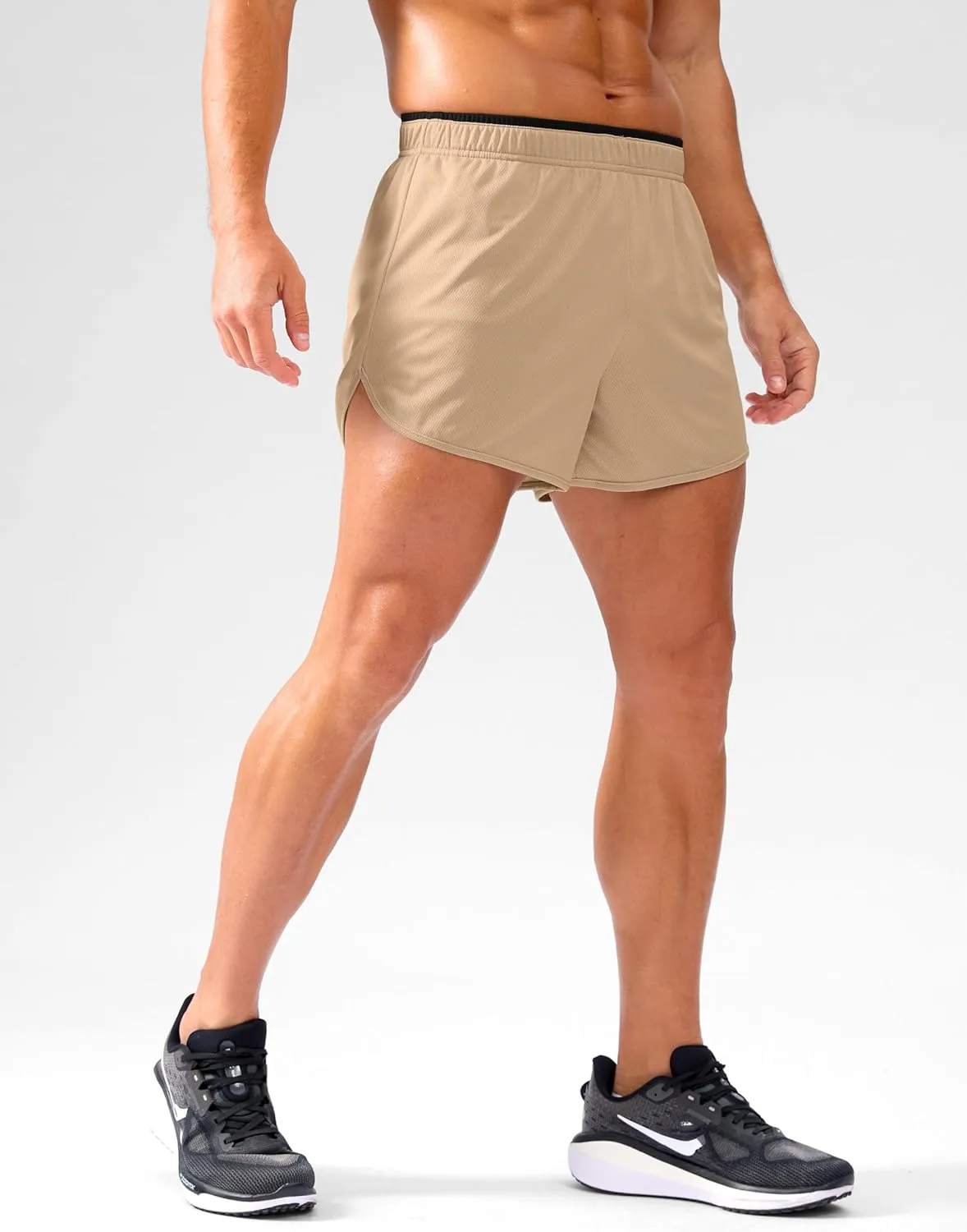 G Gradual Running Shorts for Men 3.5 inch Lightweight Breathable Gym Shorts with Brief Liner Athletic Training Workout Sport