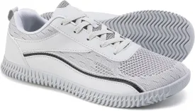 Men's Wide Width Sneakers, Extra Wide Toe Box, Minimalist Barefoot Trail-Running Gym Cross Trainer Shoes, White, Wide