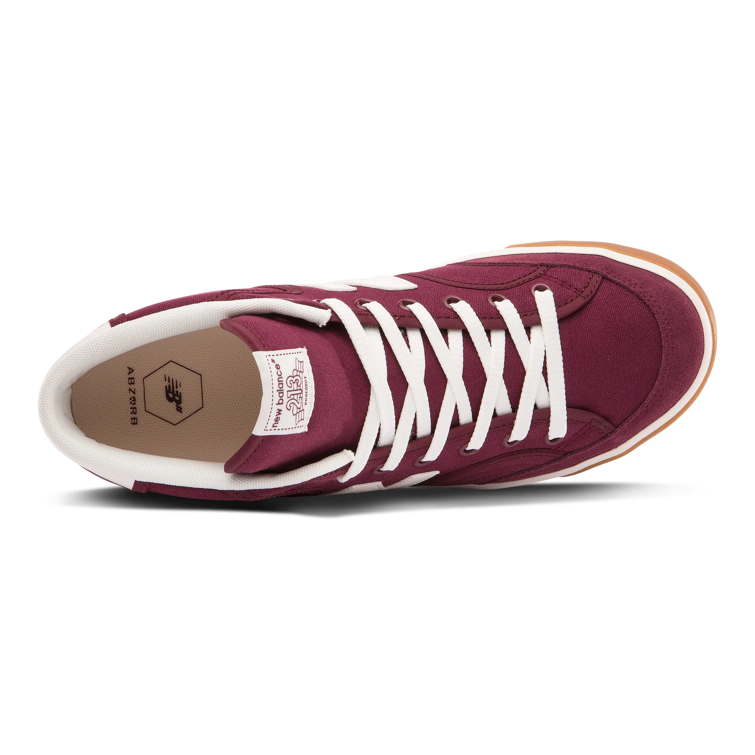 New Balance Numeric Pro Court 213 Skateboard Shoe - Burgundy/White
