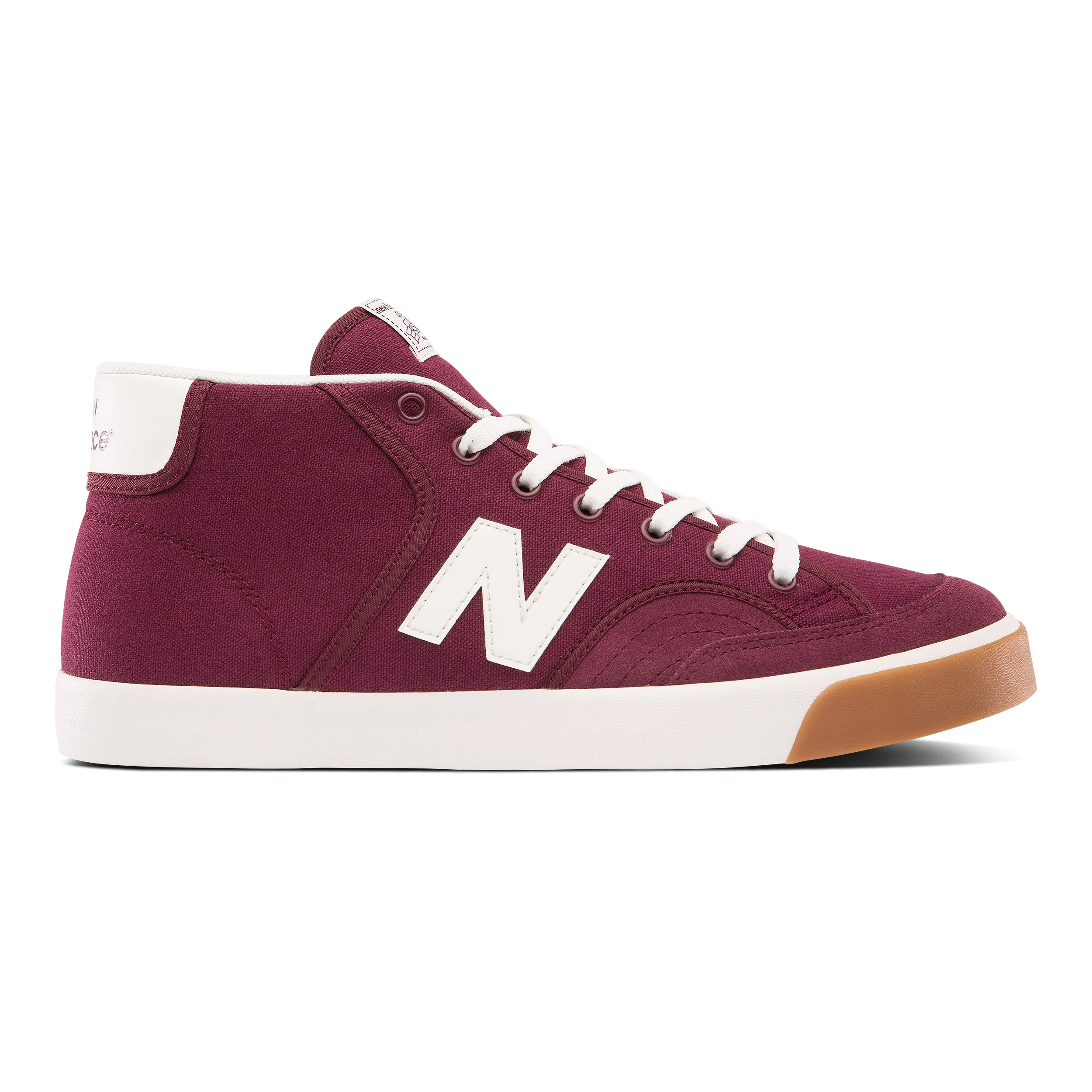 New Balance Numeric Pro Court 213 Skateboard Shoe - Burgundy/White