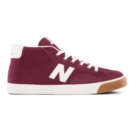New Balance Numeric Pro Court 213 Skateboard Shoe - Burgundy/White