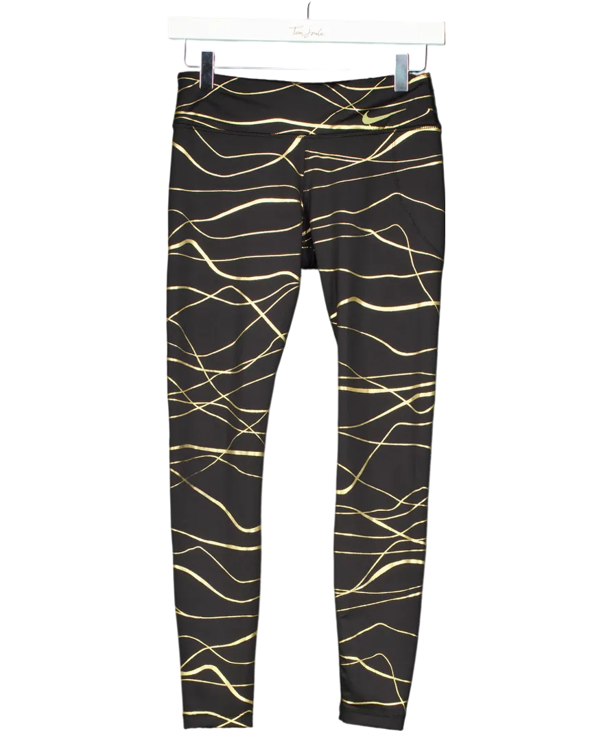 Nike Black Icon Clash Mid-rise Leggings UK S