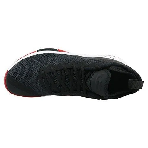 Nike Men's Lebron Witness II Basketball Shoe Black/White-Gym Red (9)