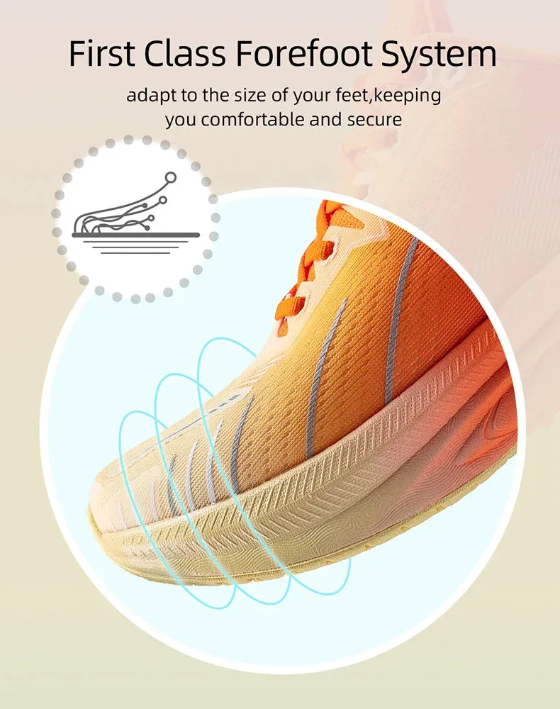 ONEMIX New Cushioning Running Shoes For Men Suitable Heavy Runners Lace Up Sports Women Non-slip Outdoor Athletic Male Sneakers