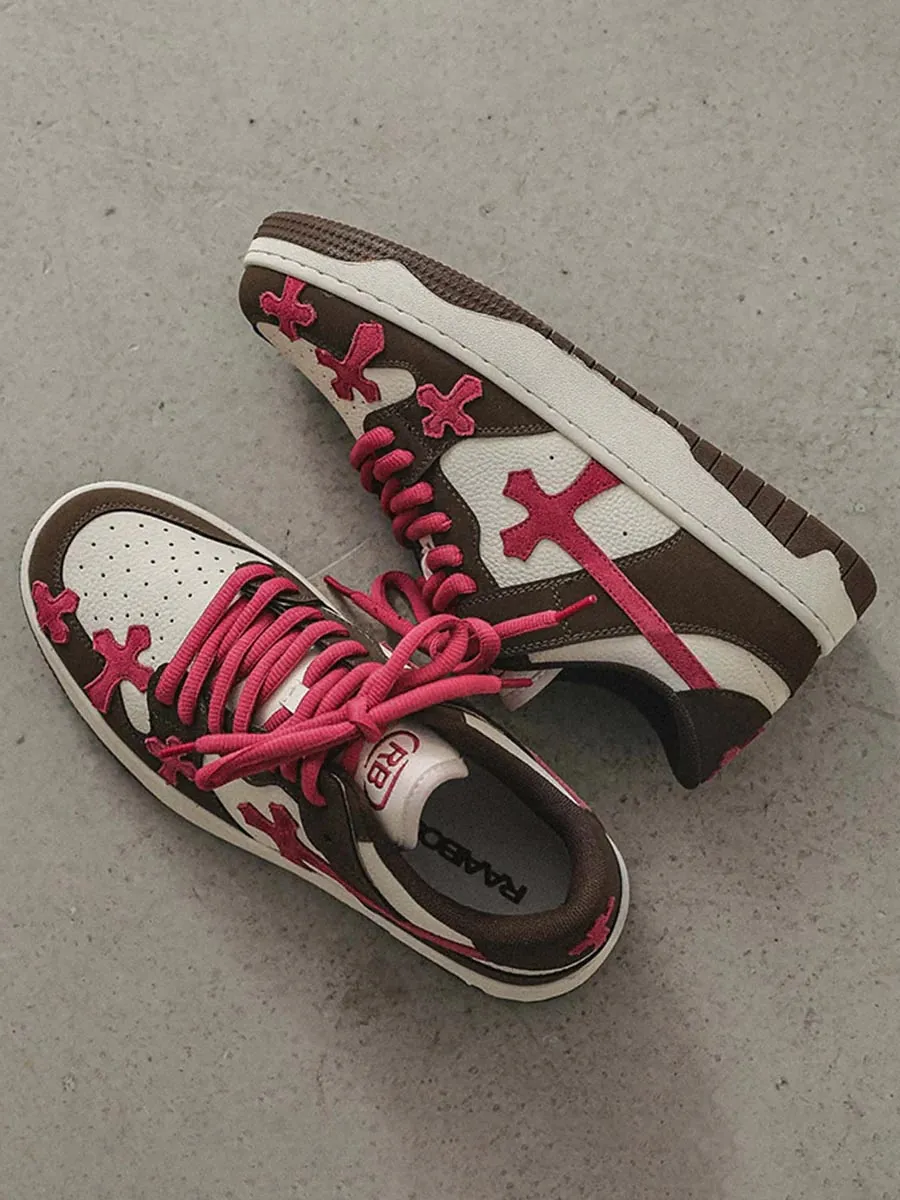 Splicing Skateboard Sneakers