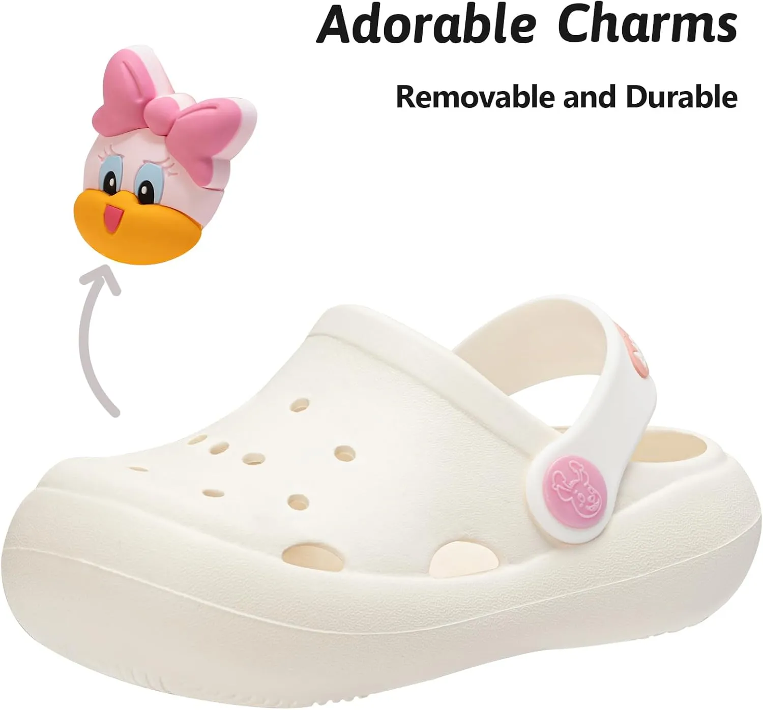 Toddler Girls Garden Clogs Kids Cartoon Beach Slide Sandals(Toddler/Little Kids)